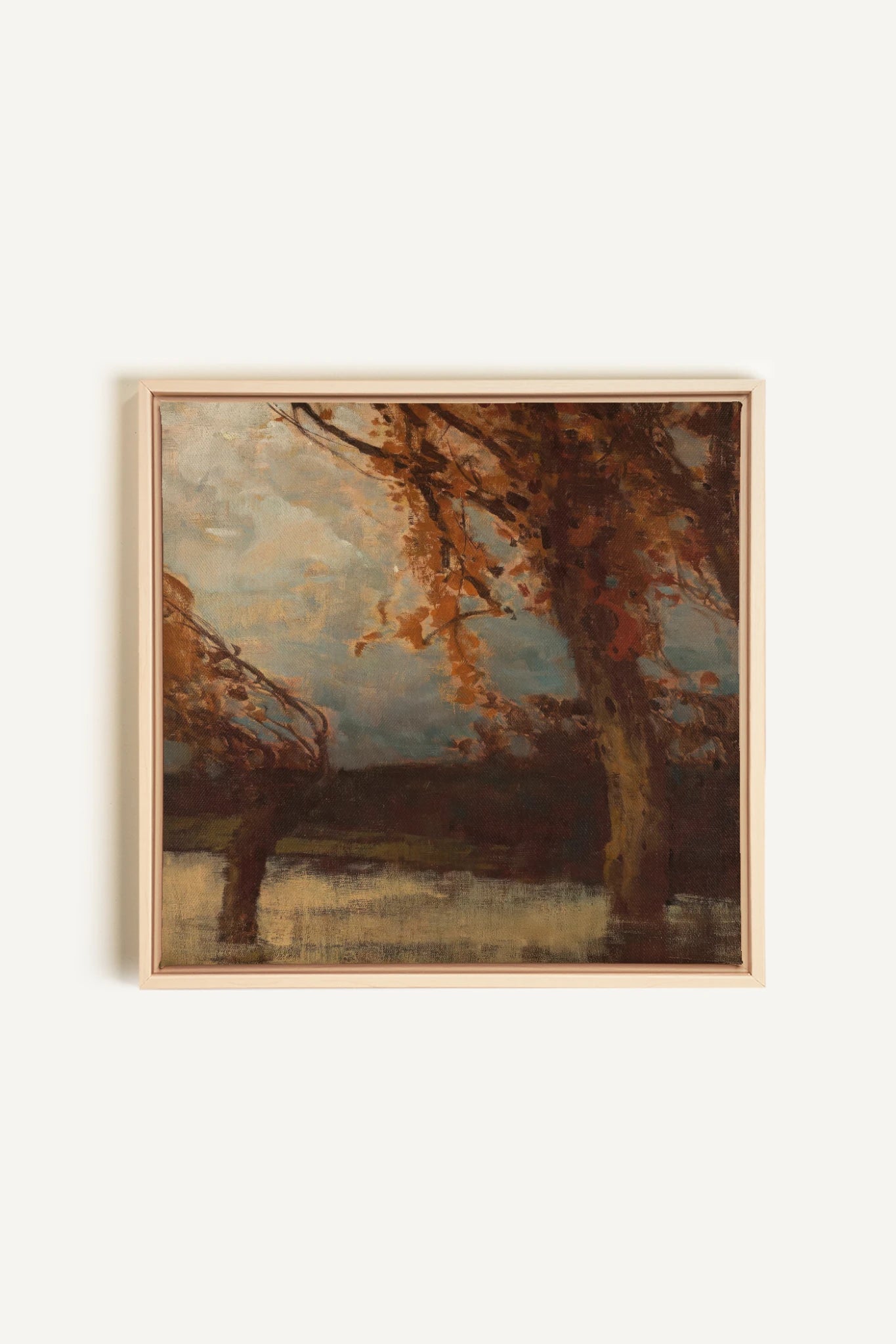 EQUINOX MIST, Artwork on stretched canvas, framed Natural Light