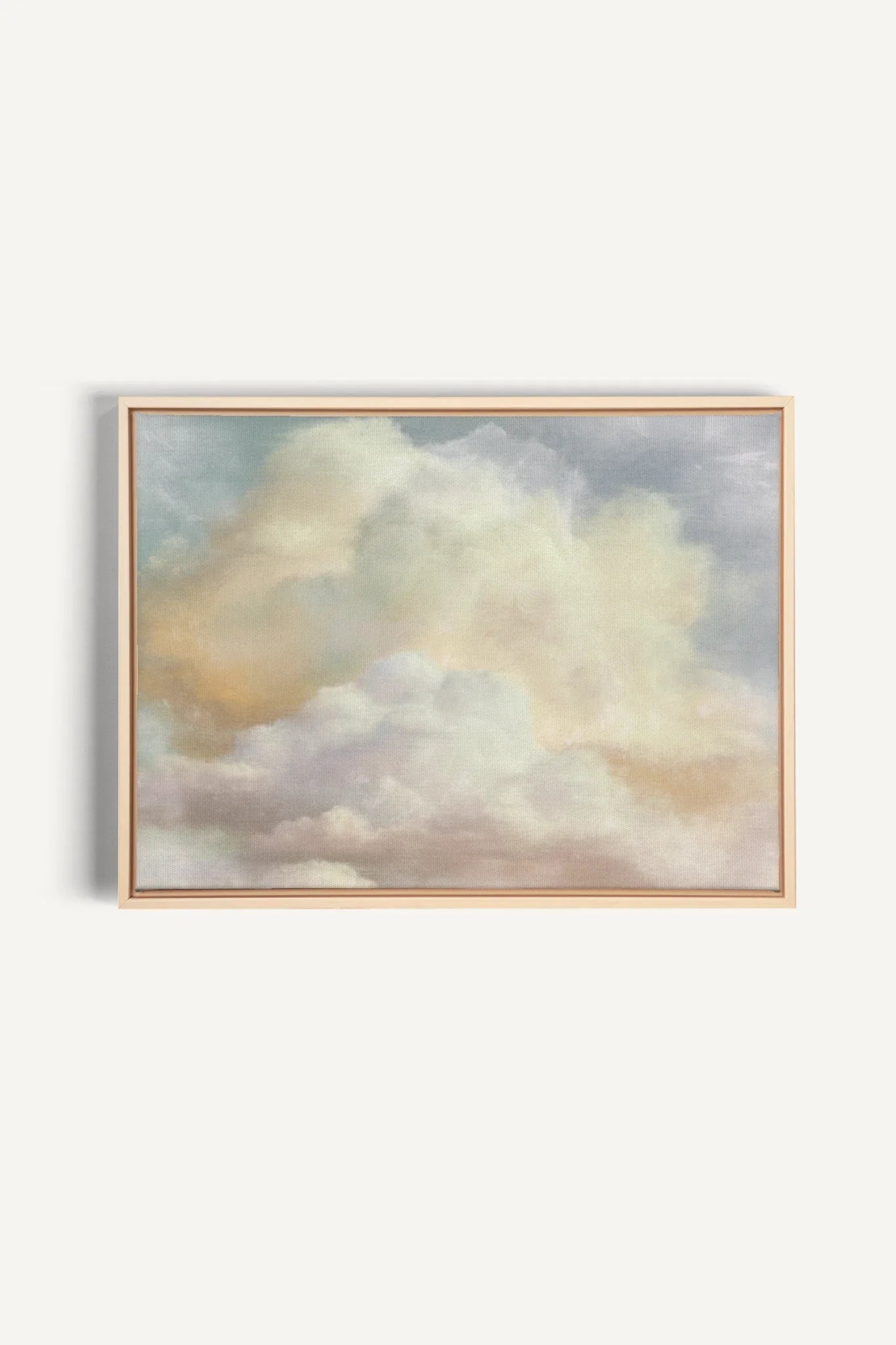 OLEKA CANVAS - NEBULA, Oeuvre sur toile étirée, encadré Naturel Clair