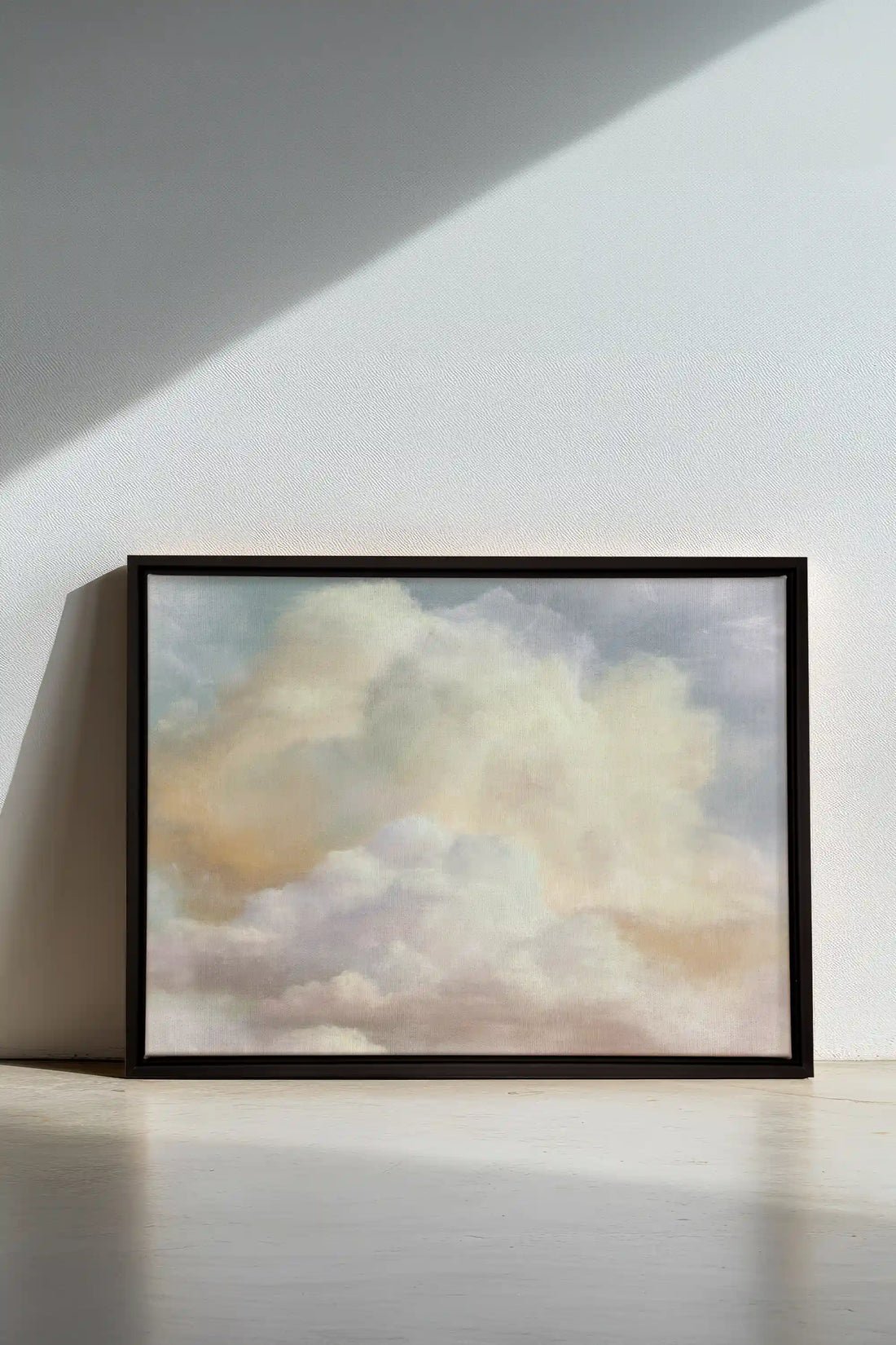 NEBULA, Oeuvre sur toile étirée, encadré Noir