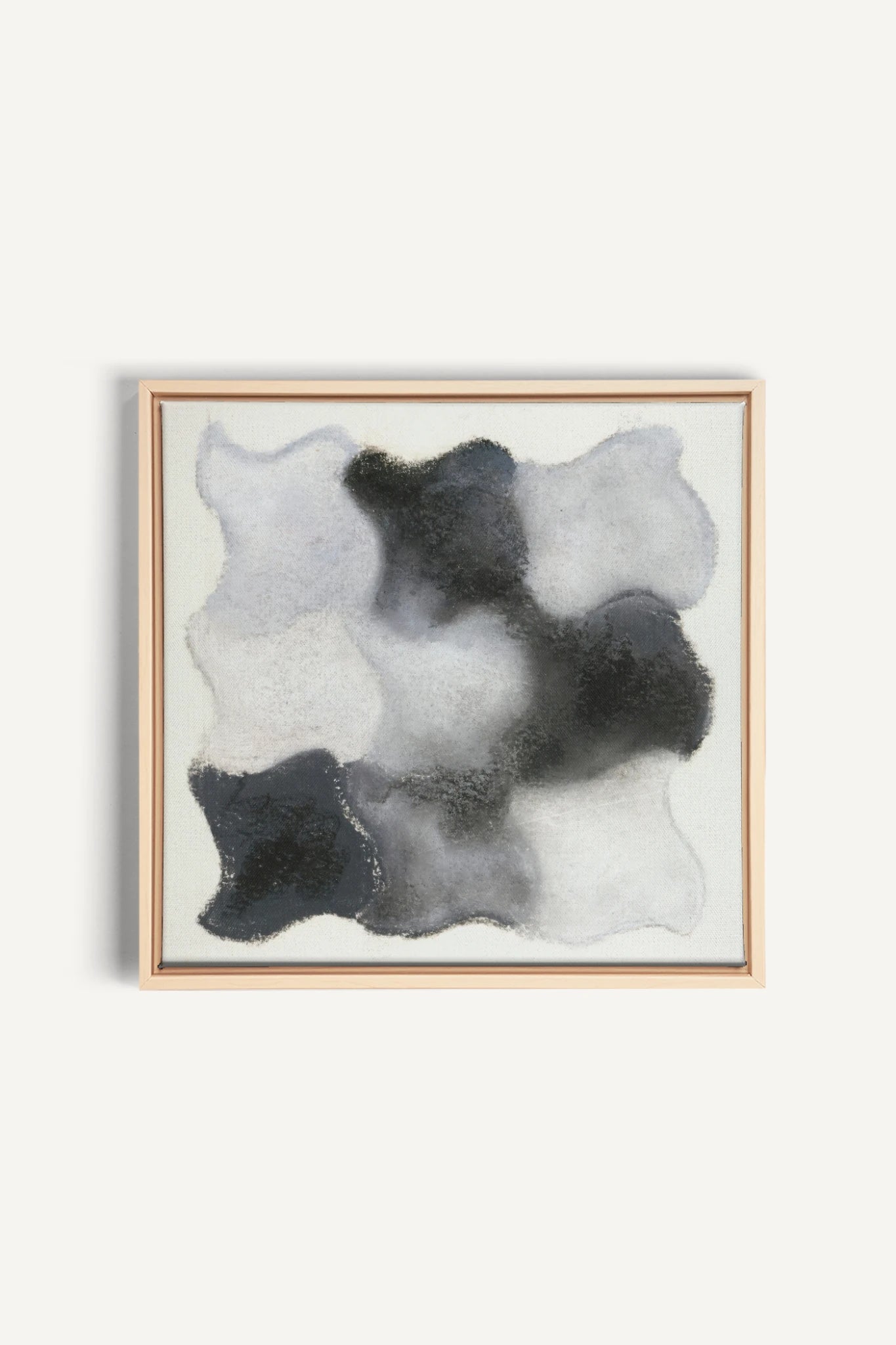 NUANCES FONDUES, Artwork on stretched canvas, framed Natural Light