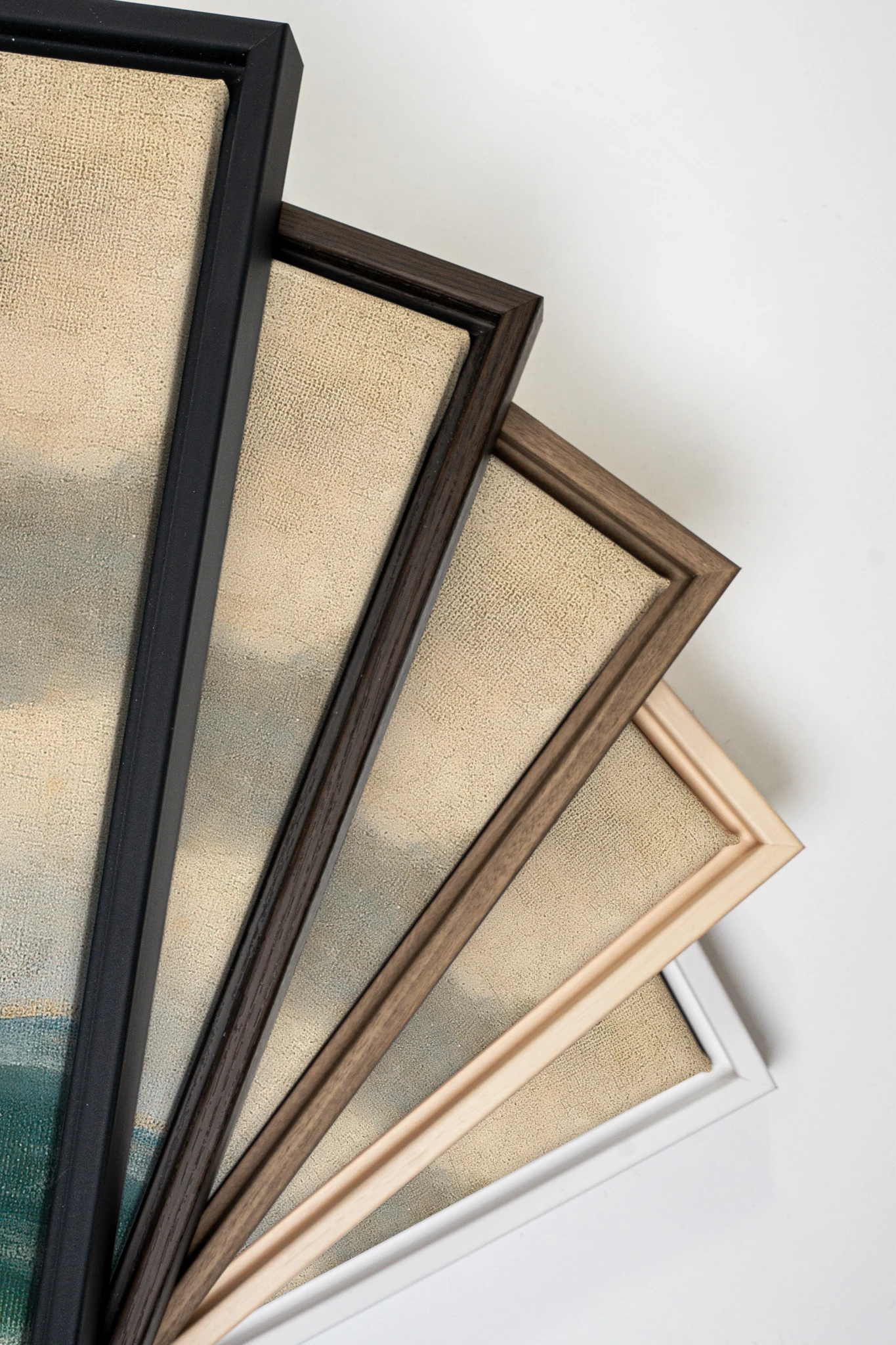 SALT AND SKY, Artwork on stretched canvas, framed Natural Light