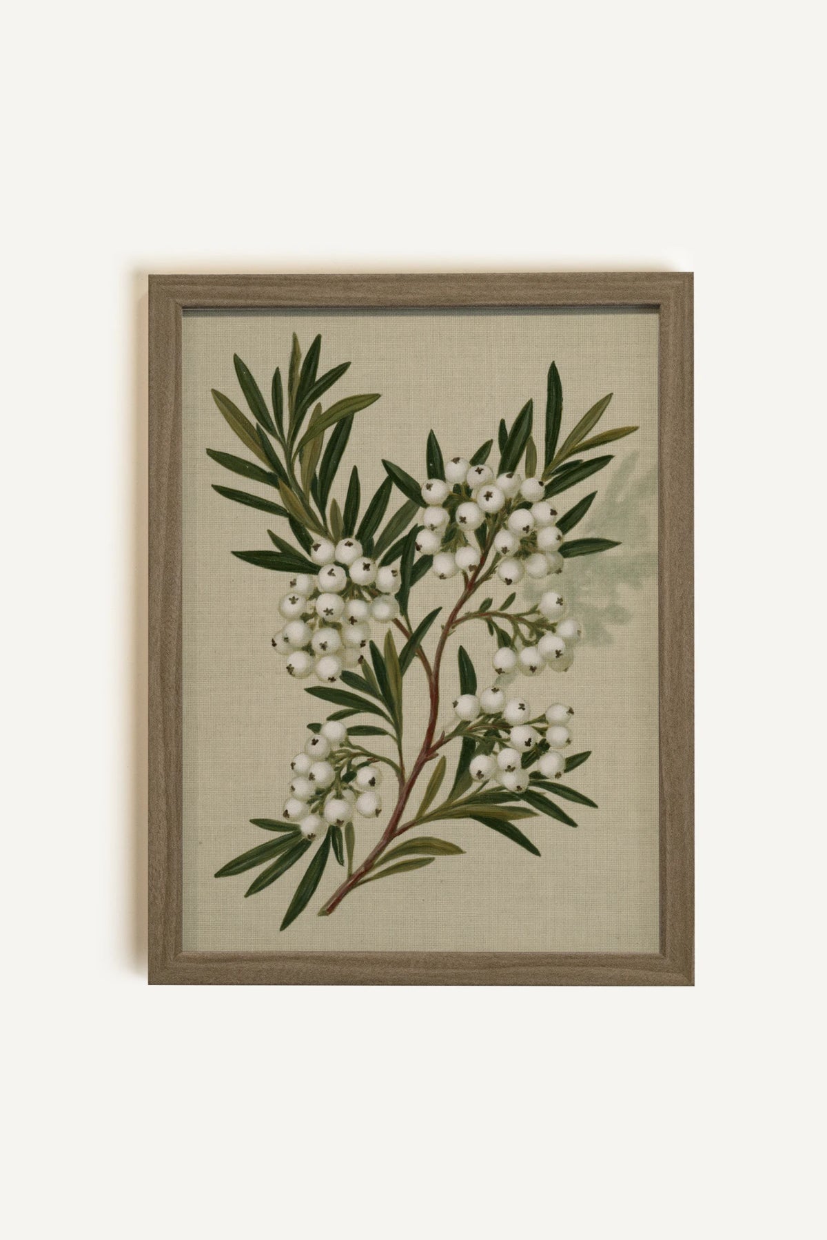 OLK_HLD_13, Work on canvas, oak brown frame