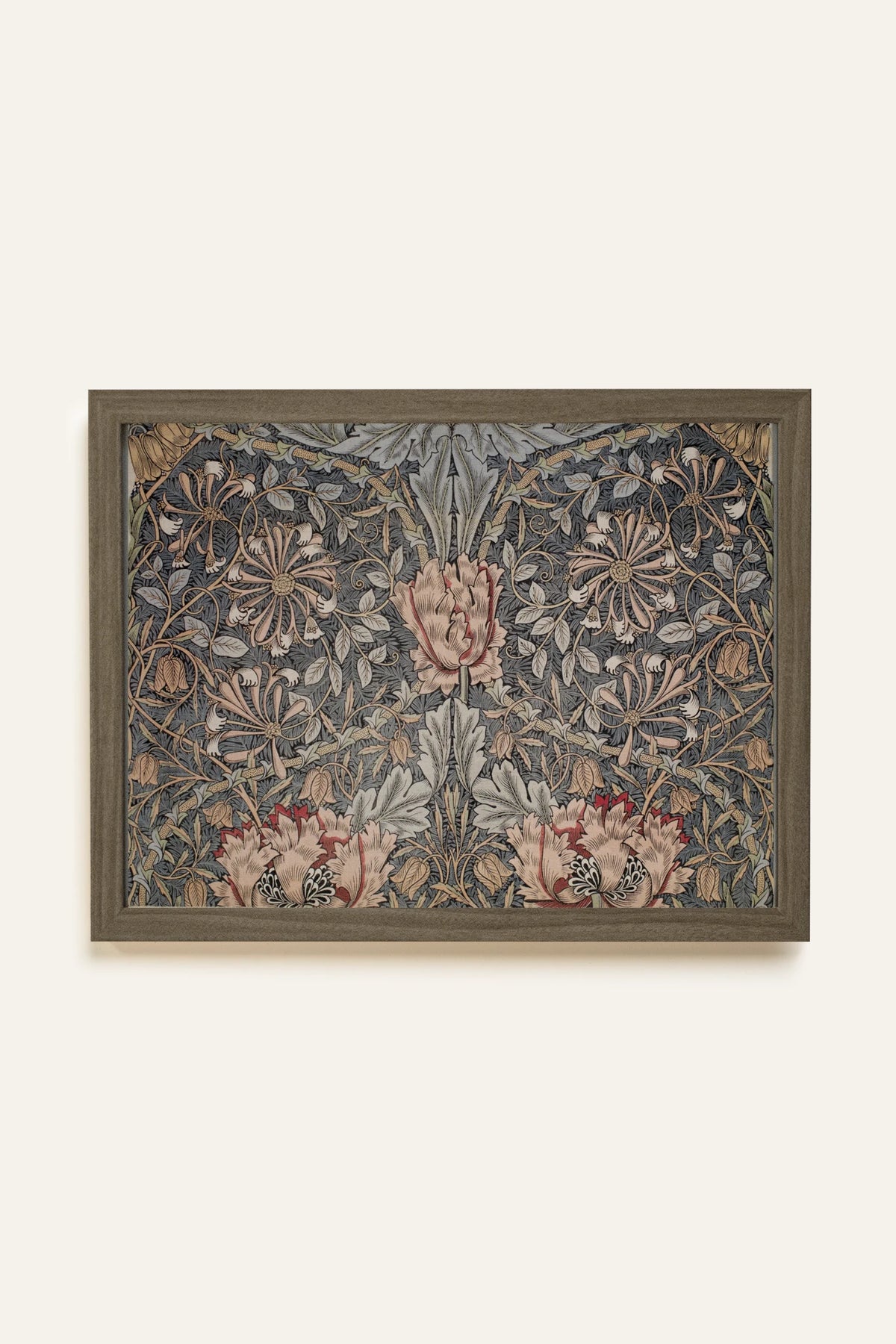 OLK_HLD_2, Artwork on rigid canvas, framed Vintage Bronze