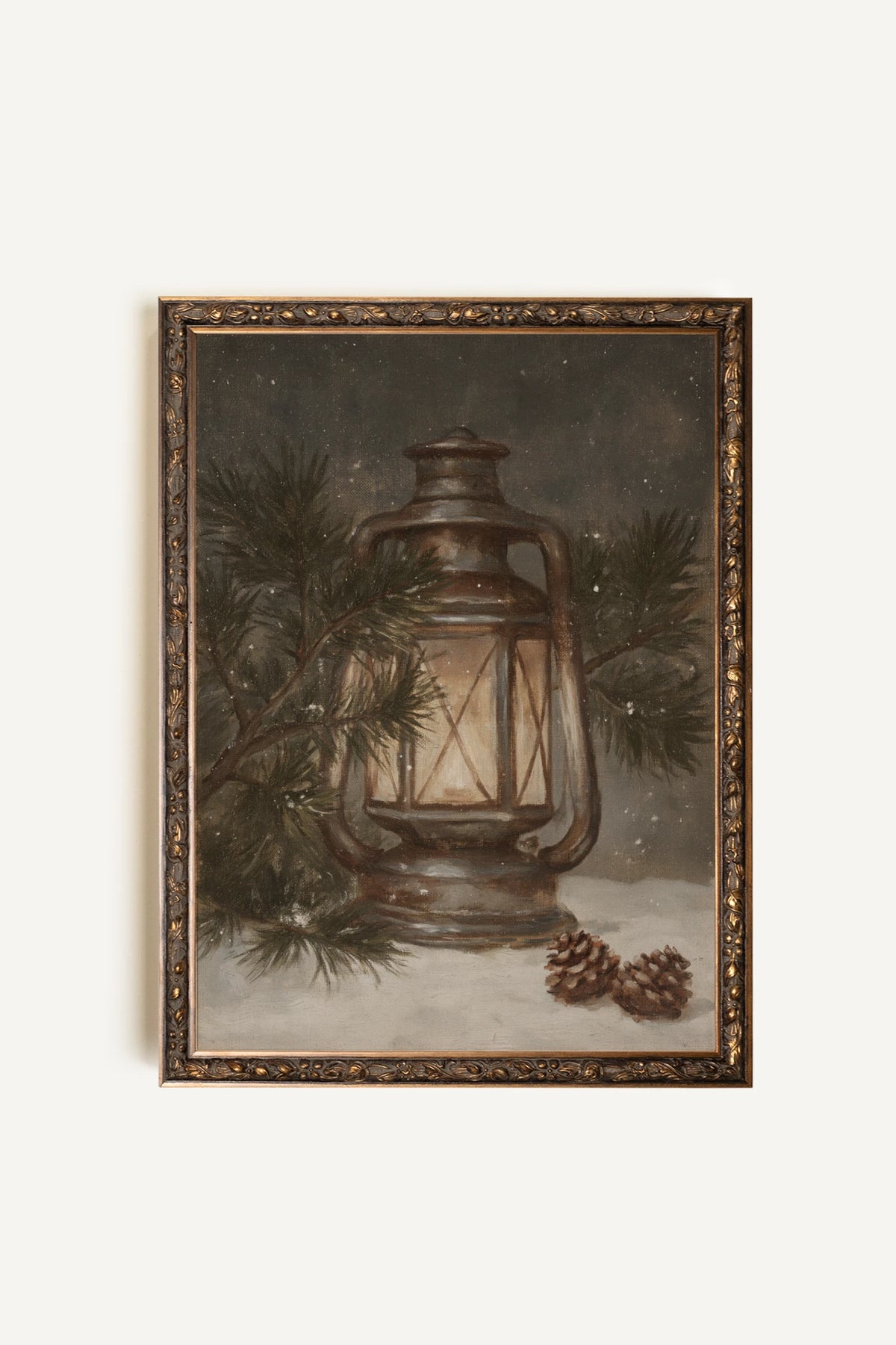 OLK_HLD_25, Oeuvre sur toile rigide, encadré Vintage Bronze