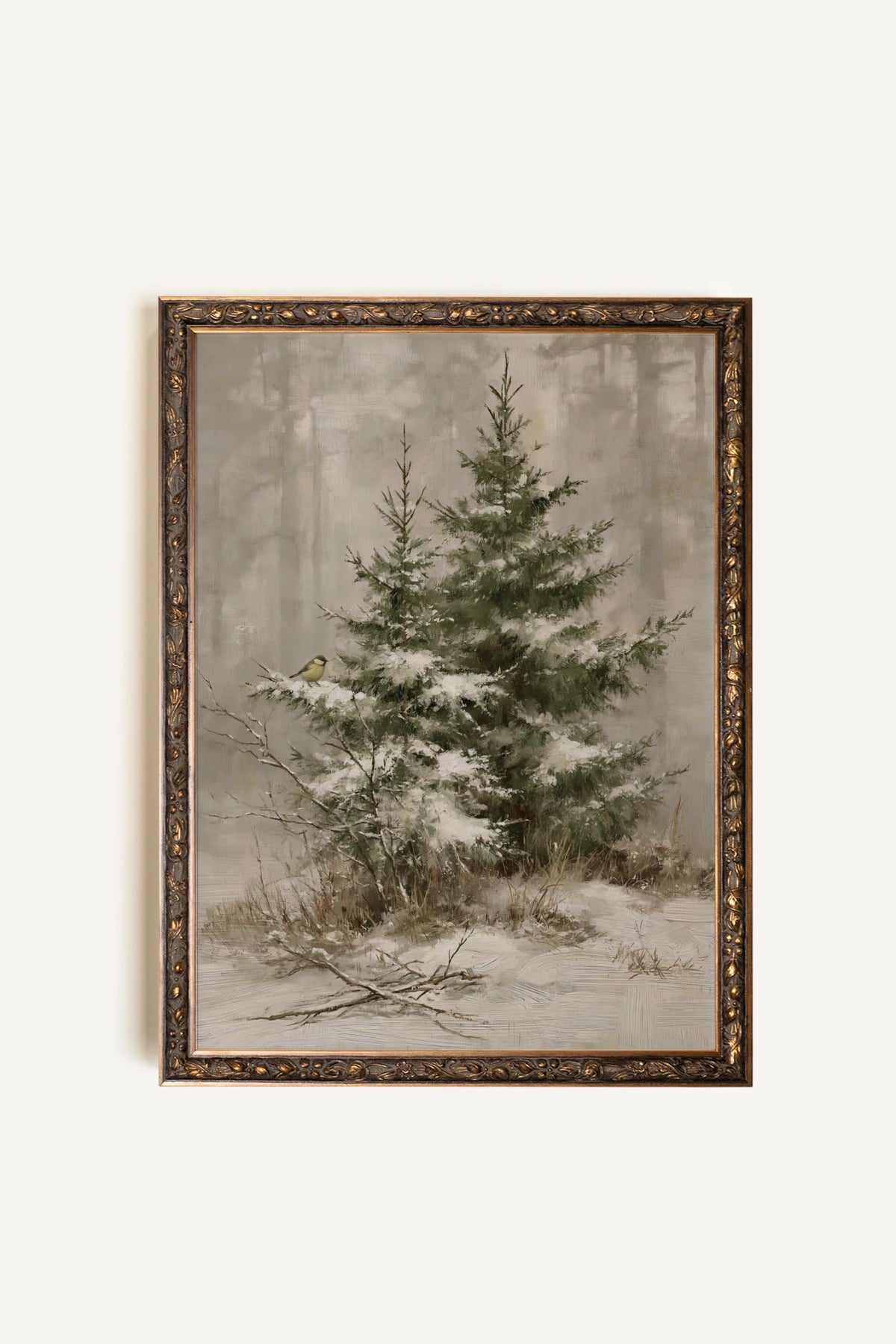 OLK_HLD_28, Oeuvre sur toile rigide, encadré Vintage Bronze