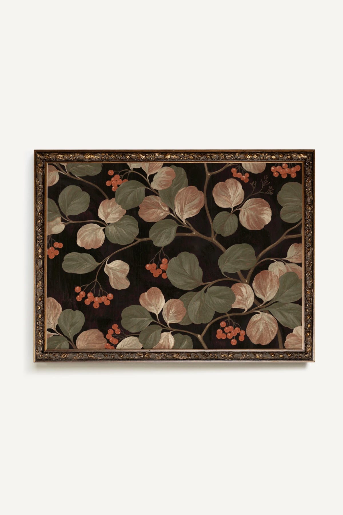 OLK_HLD_3, Artwork on rigid canvas, framed Vintage Bronze