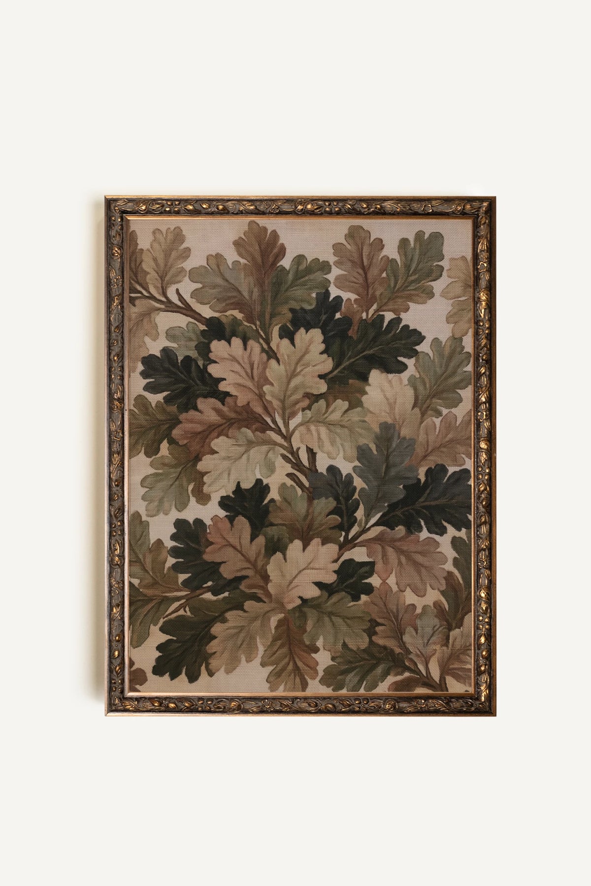 OLK_HLD_4, Artwork on rigid canvas, framed Vintage Bronze