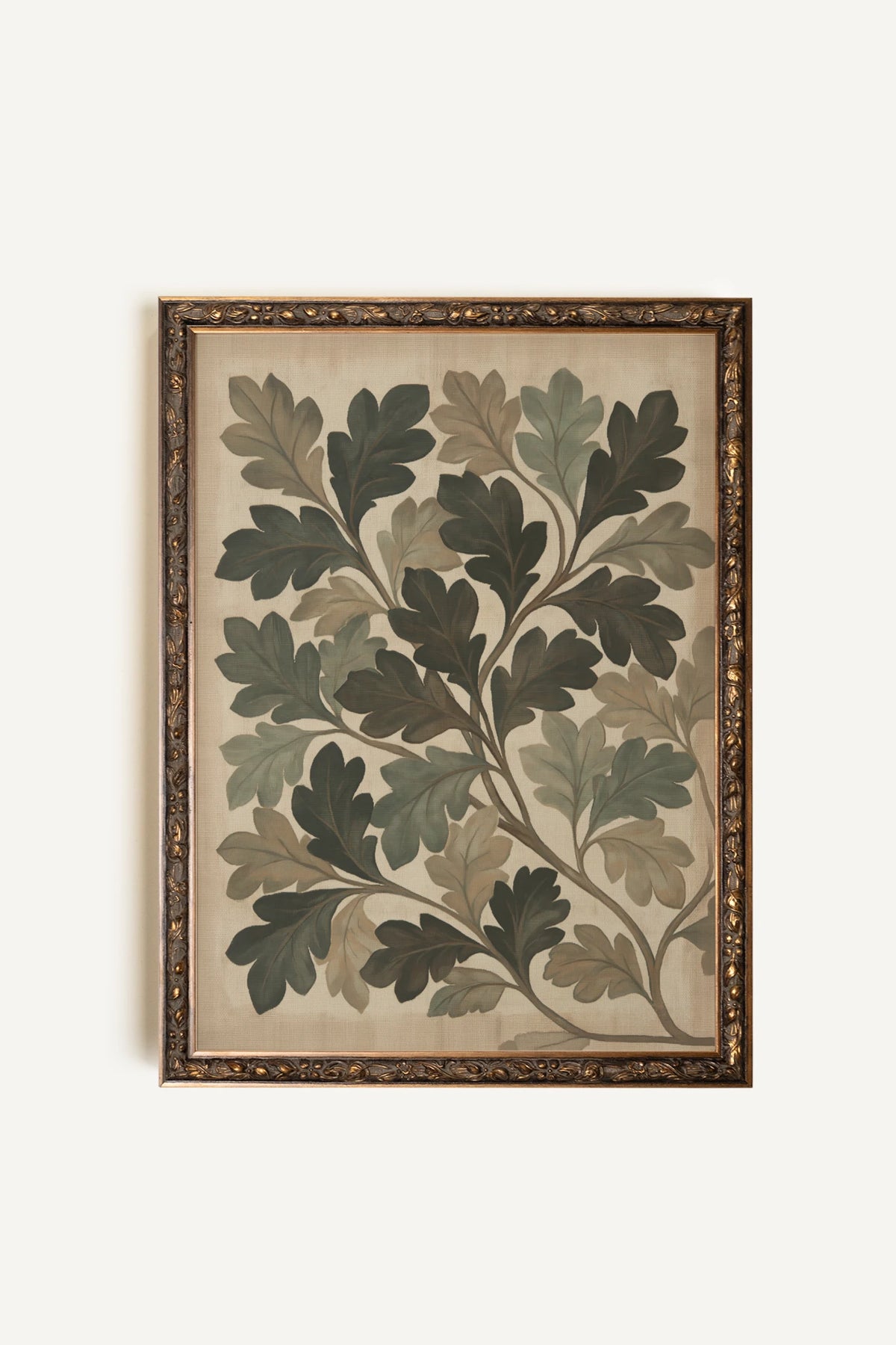 OLK_HLD_6, Artwork on rigid canvas, framed Vintage Bronze