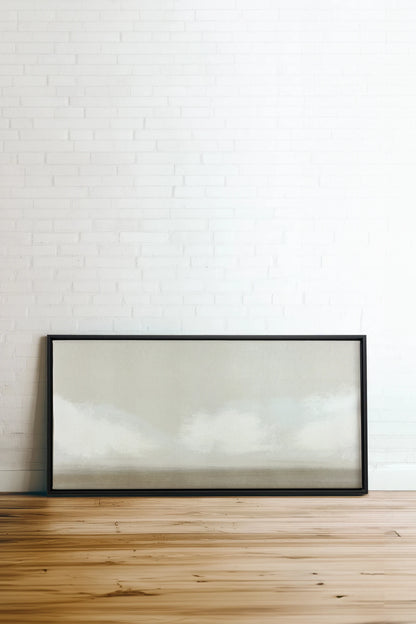 OPEN SKY, Oeuvre sur toile étirée, encadré Noir