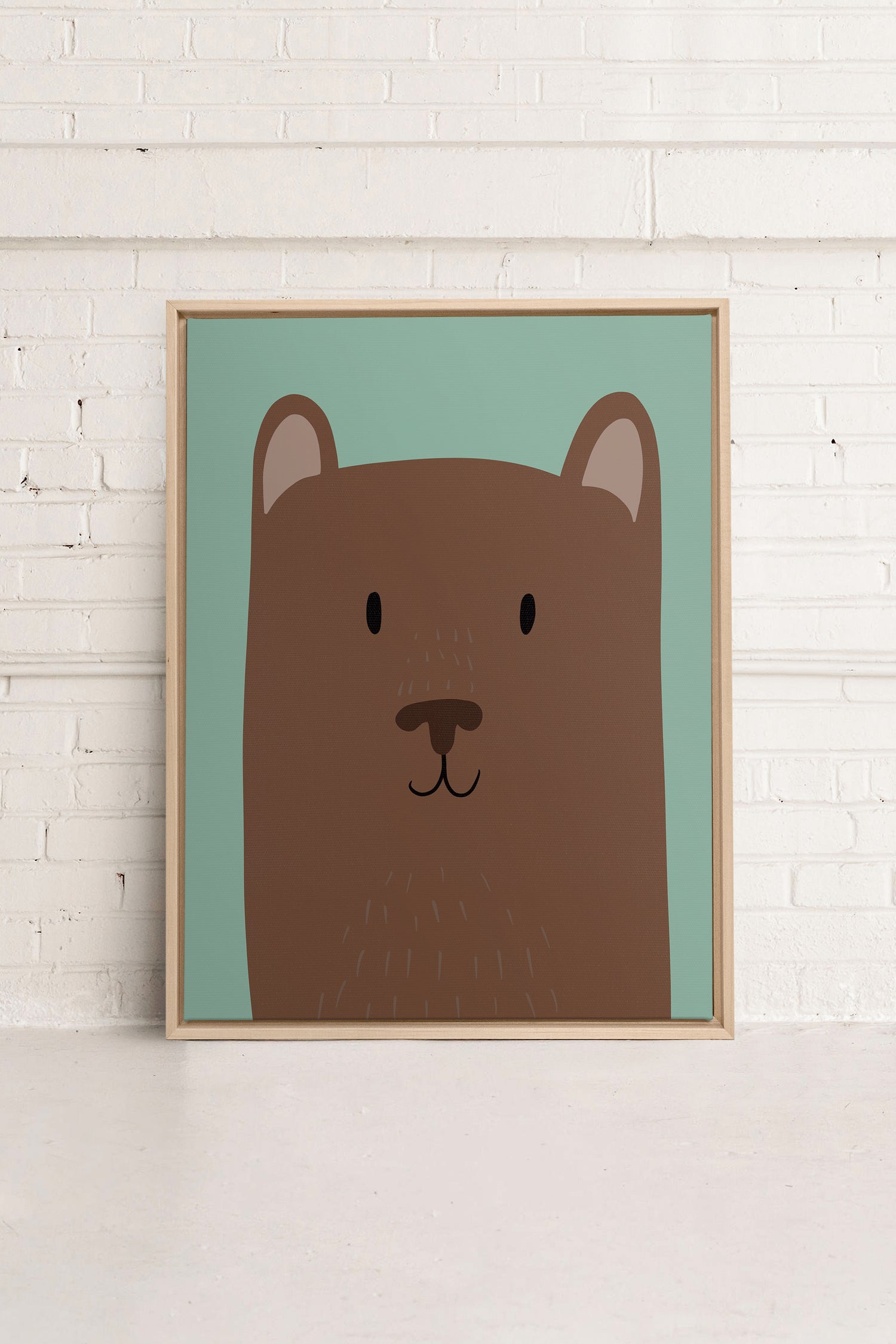 OURS, Artwork on stretched canvas, framed Natural Light