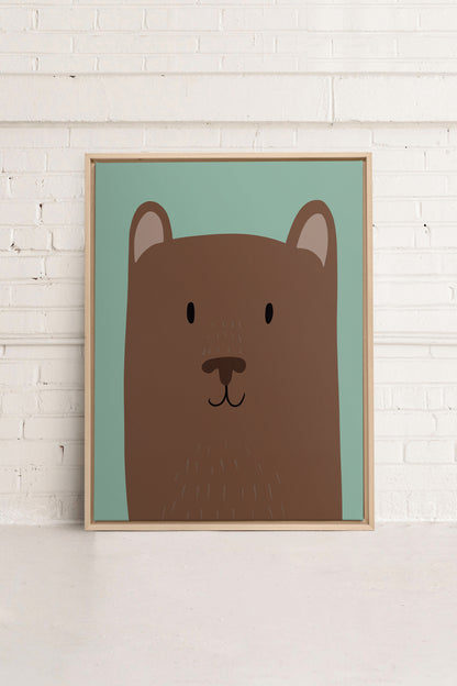 OURS, Artwork on stretched canvas, framed Natural Light