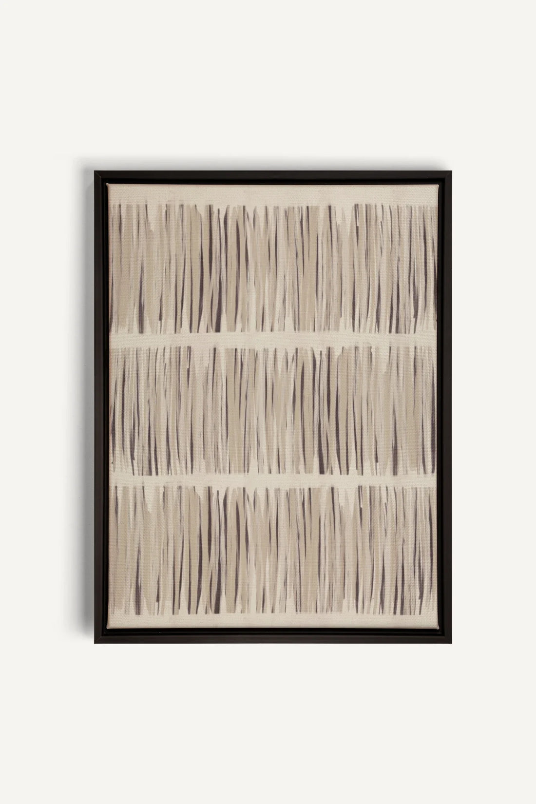 OLEKA CANVAS - PARFUM DE PRAIRIE, Oeuvre sur toile étirée, encadré Noir