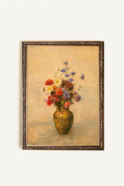 PARFUM DU PASSÉ, Artwork on rigid canvas, framed in Vintage Bronze