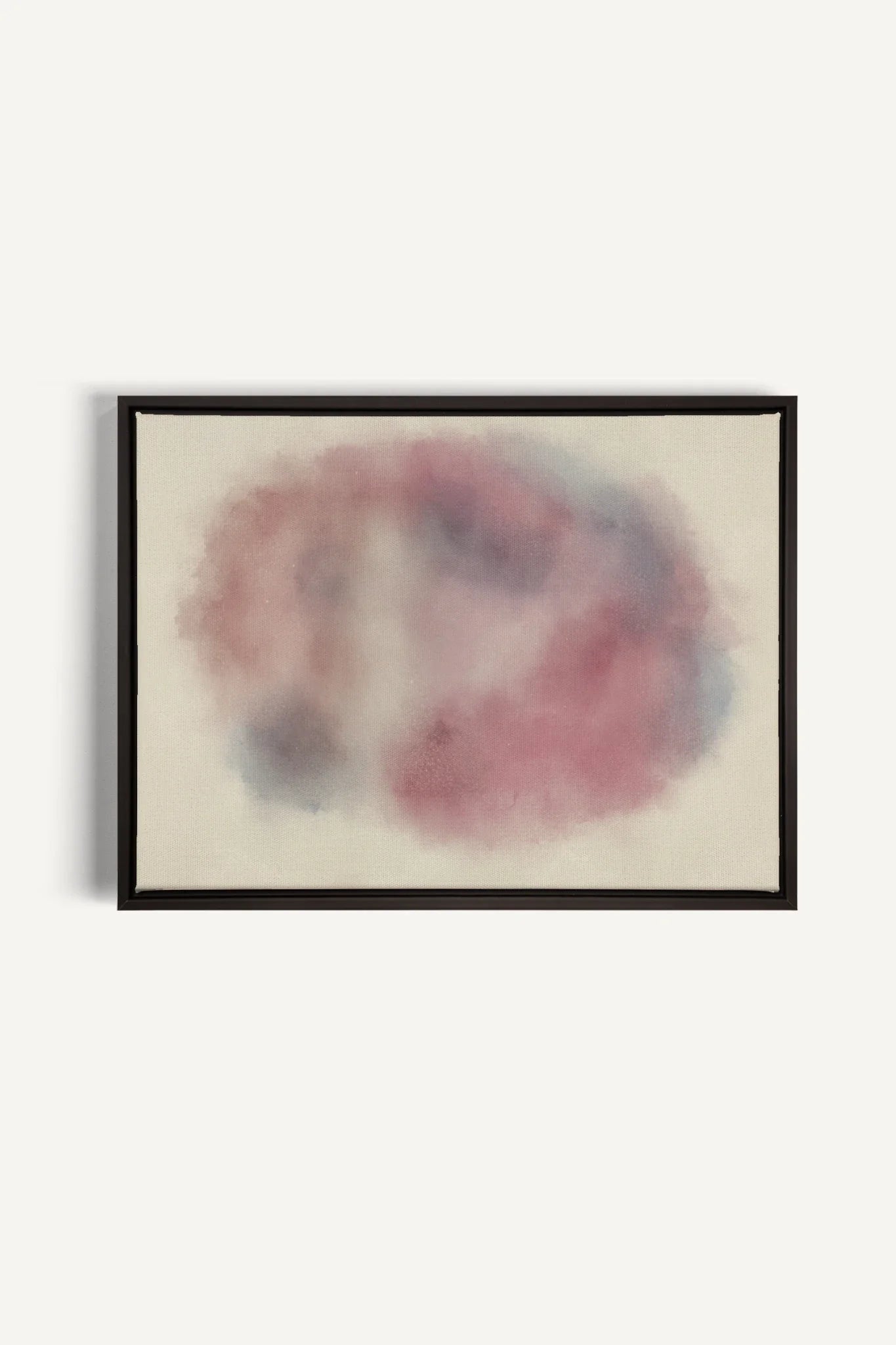 OLEKA CANVAS - PASTEL CLOUD, Oeuvre sur toile étirée, encadré Noir