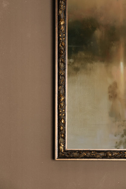 Première Lueur, Oeuvre sur toile rigide, encadré Vintage Bronze