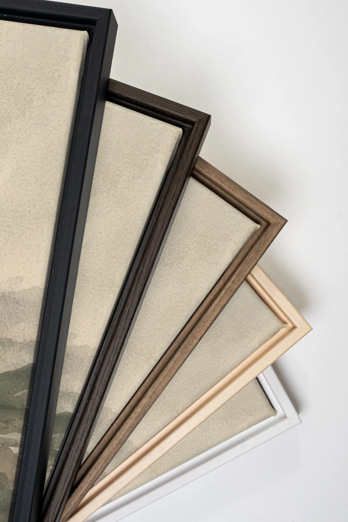 QUIET TIDE, Artwork on stretched canvas, Light Natural frame