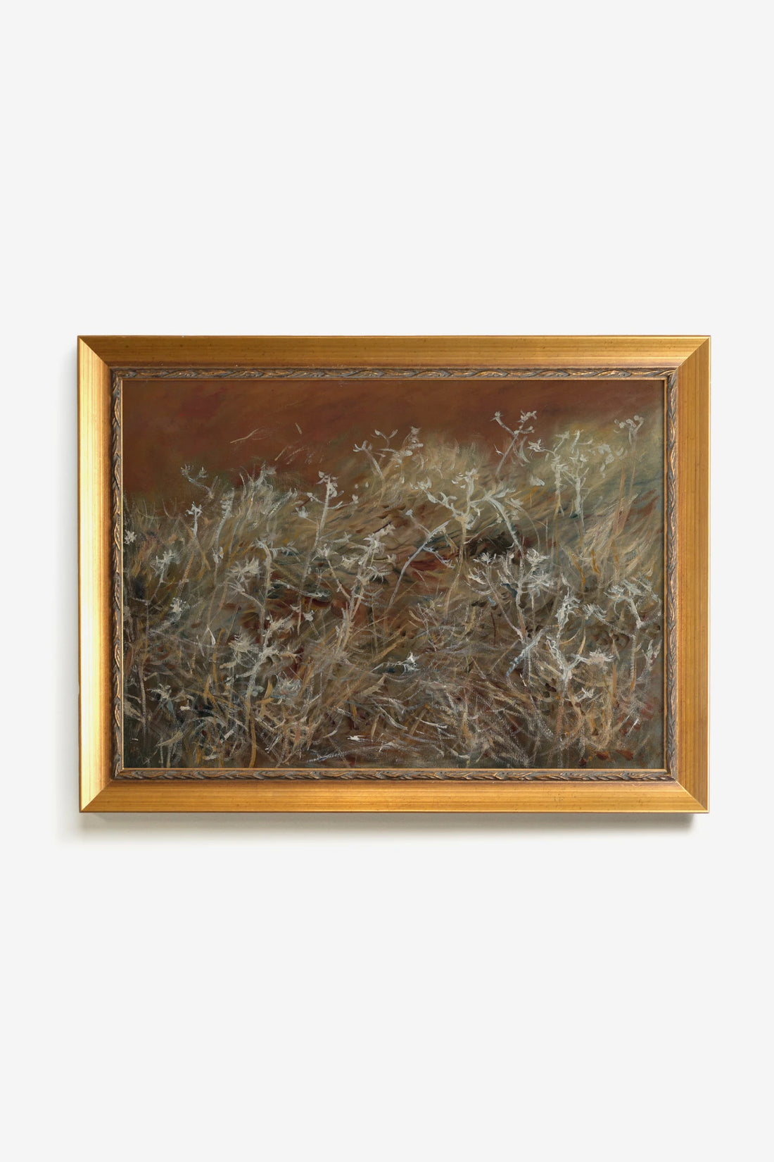 RACINES SAUVAGES, Oeuvre sur toile rigide, encadré Vintage Or