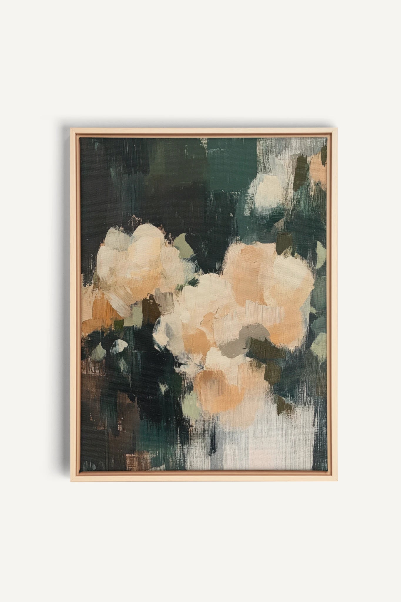 RÊVES PASTELS, Artwork on stretched canvas, framed Natural Light