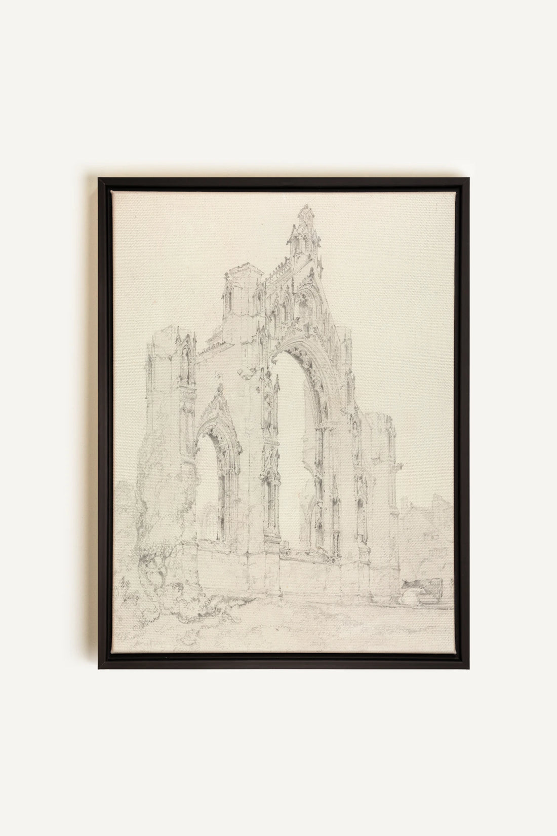 SACRED REMAINS, Oeuvre sur toile étirée, encadré Noir