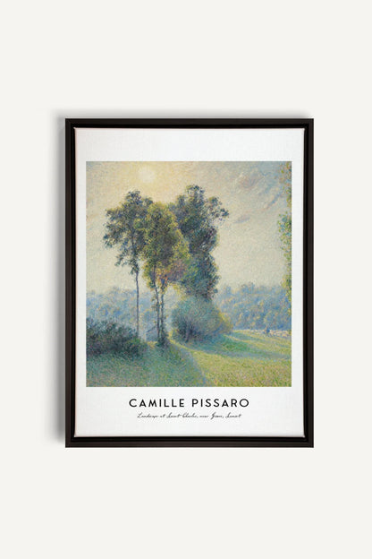 OLEKA CANVAS - SAINT-CHARLES, Oeuvre sur toile étirée, encadré Noir