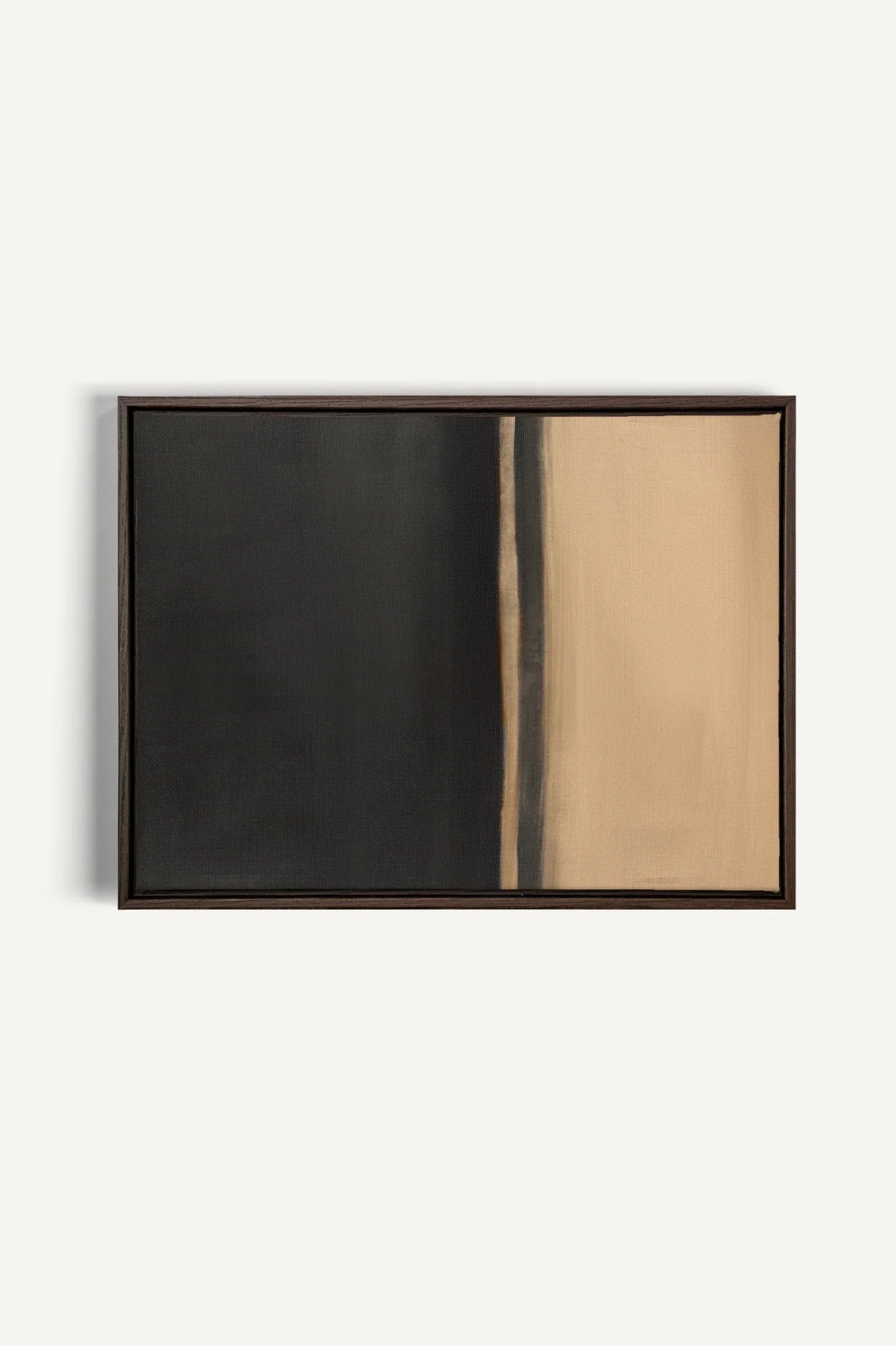 OLEKA CANVAS - SHIFTING SANDS, Oeuvre sur toile étirée, encadré Brun Noyer