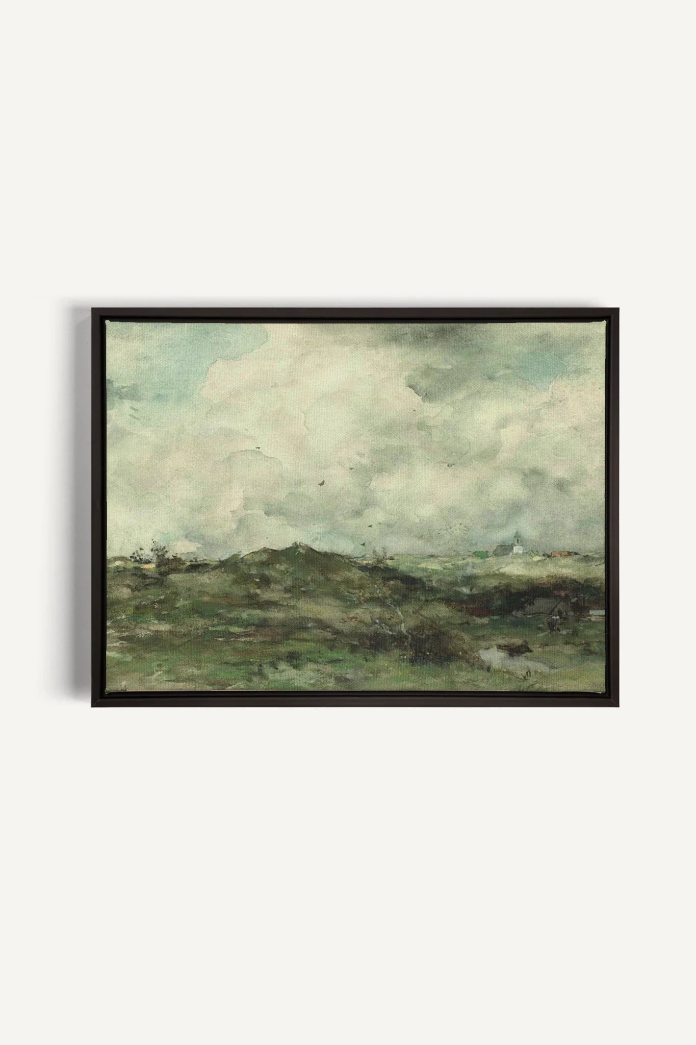 OLEKA CANVAS - SHORELINE, Oeuvre sur toile étirée, encadré Noir