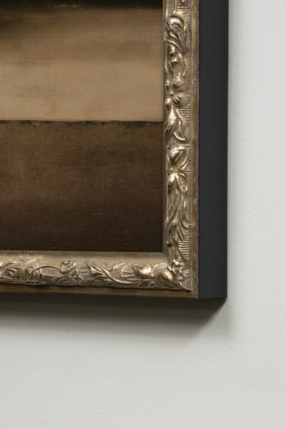 Silver Bouquet, Oeuvre sur toile rigide, encadré Vintage Argent