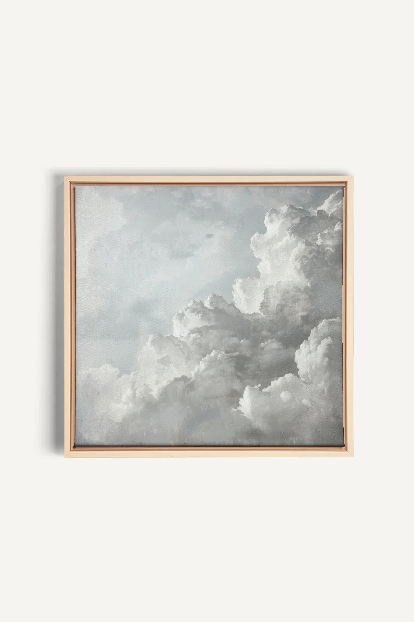 OLEKA CANVAS - SKY DANCE, Oeuvre sur toile étirée, encadré Naturel Clair