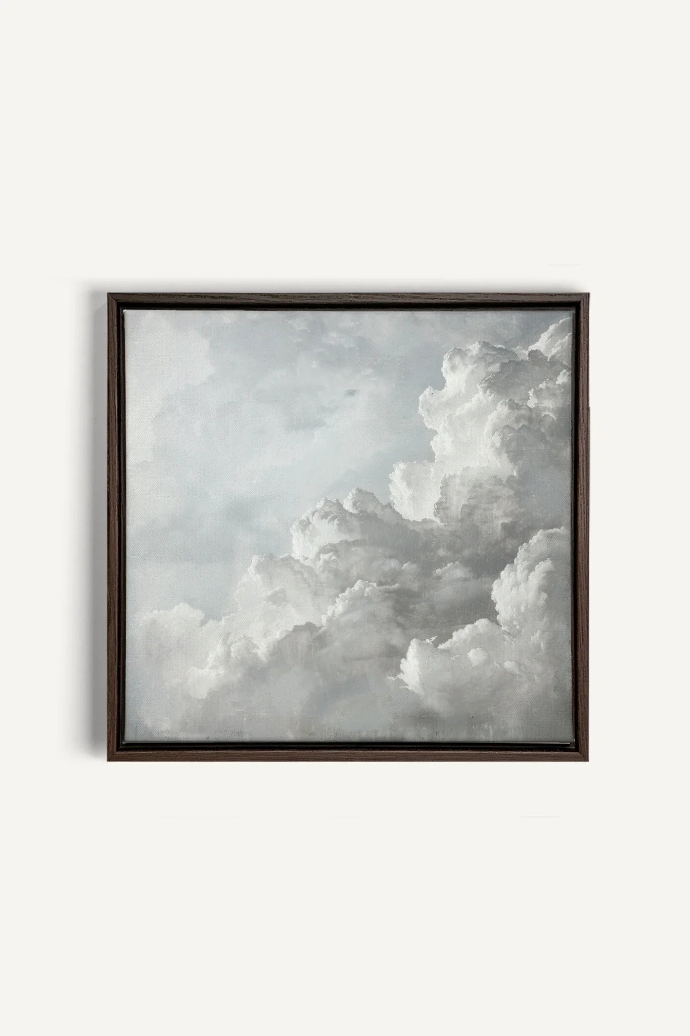 OLEKA CANVAS - SKY DANCE, Oeuvre sur toile étirée, encadré Brun Noyer