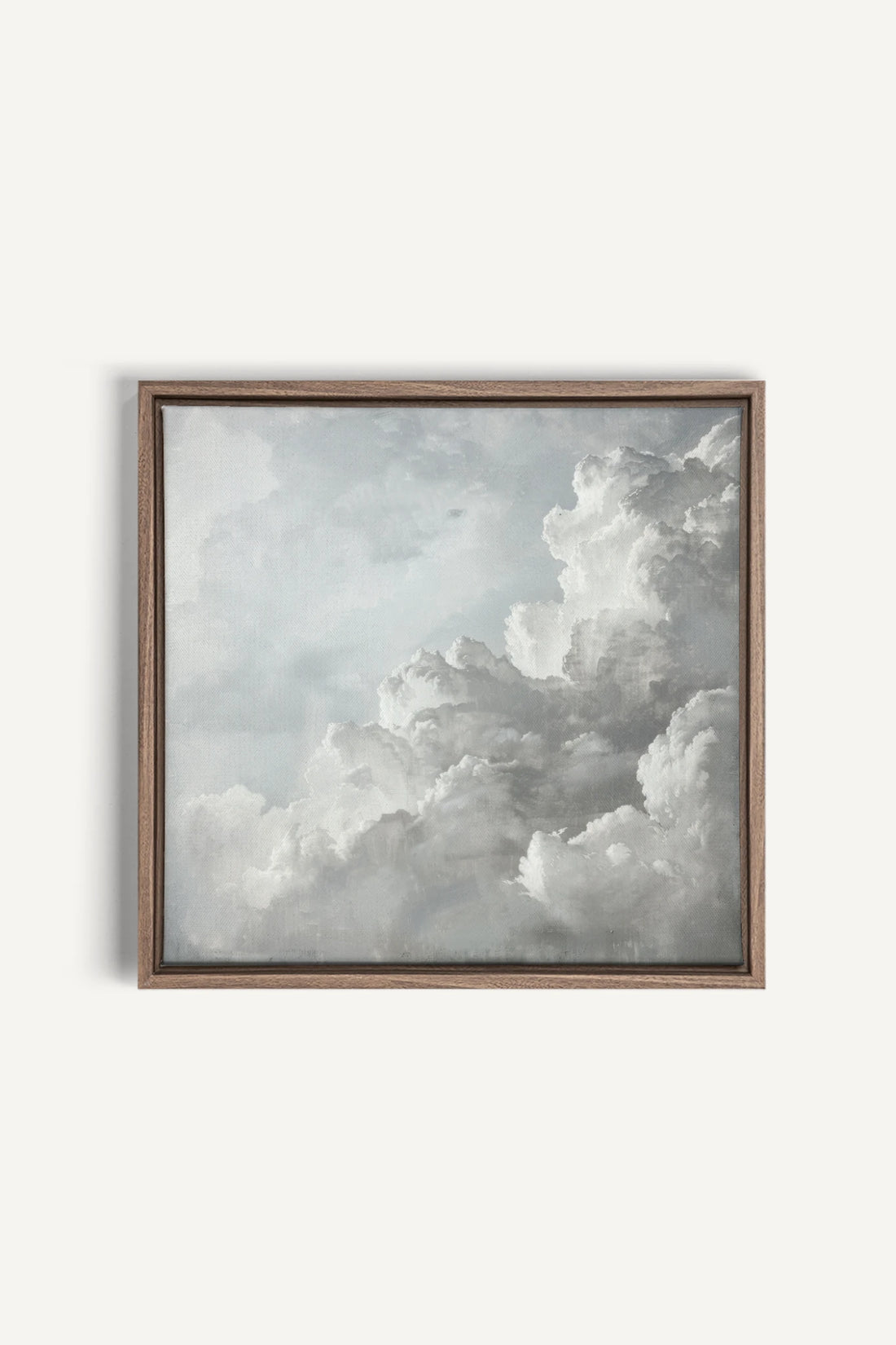 SKY DANCE, Artwork on stretched canvas, framed in Brown Oak