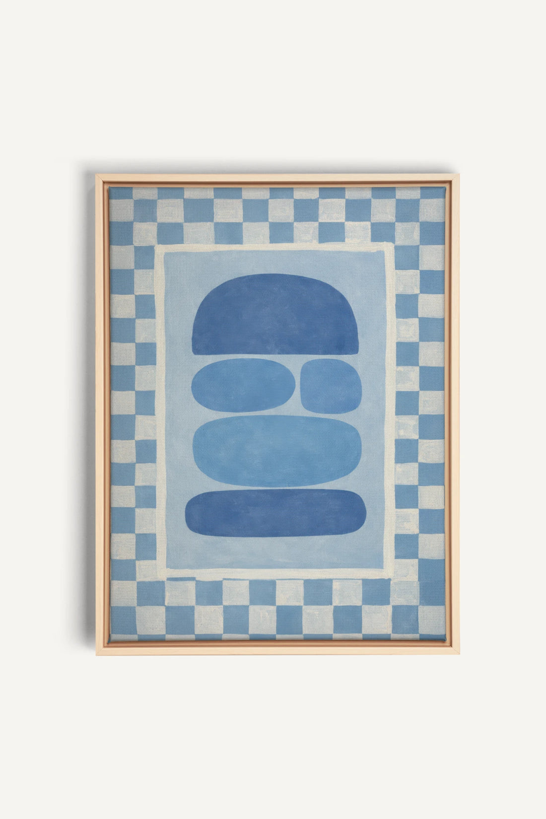 SKYBOARD, Work on stretched canvas, framed Natural Clai