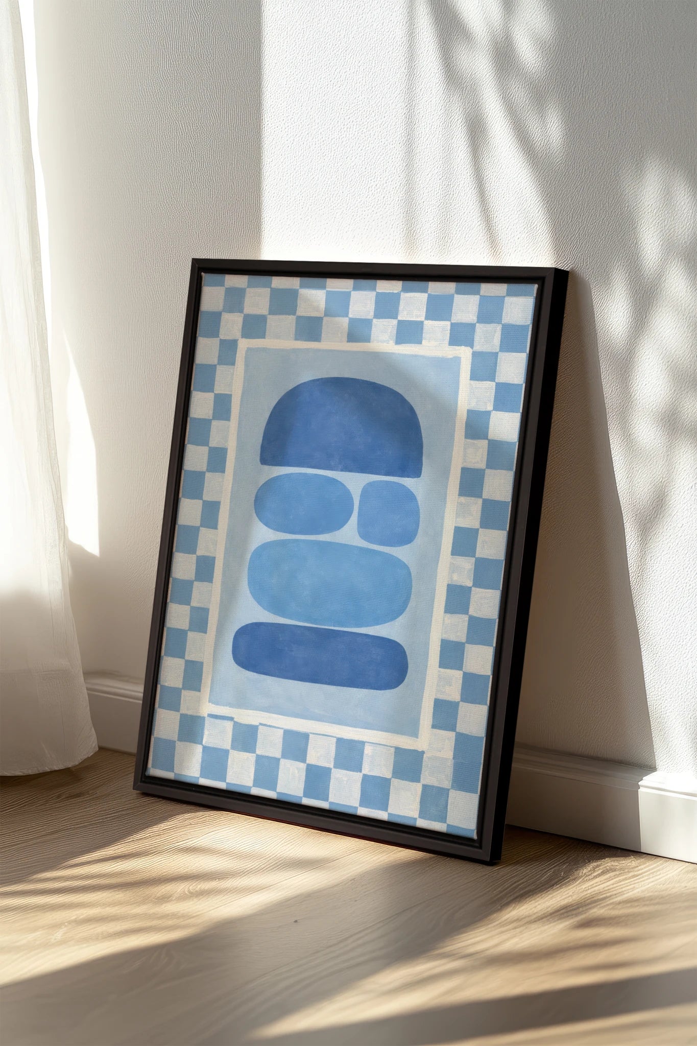 SKYBOARD, Oeuvre sur toile étirée, encadré Noir