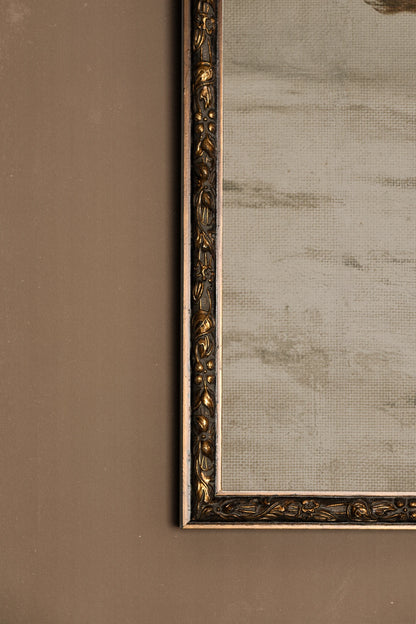 SNOWLAND, Oeuvre sur toile rigide, encadré Vintage Bronze
