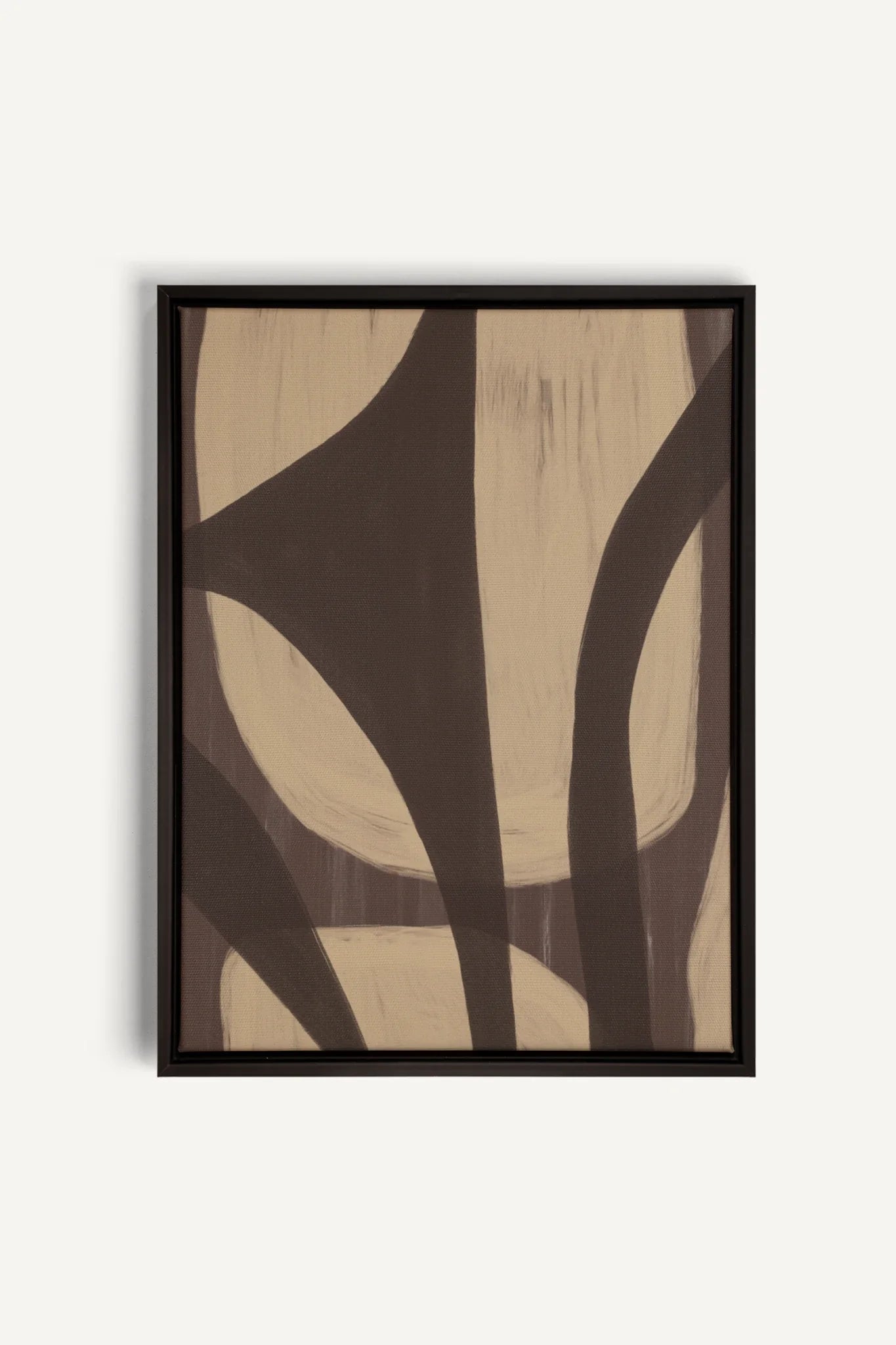 OLEKA CANVAS - SOFT PATHWAYS, Oeuvre sur toile étirée, encadré Noir