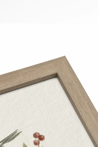 SONGS OF THE FOREST, Work on canvas, oak brown frame