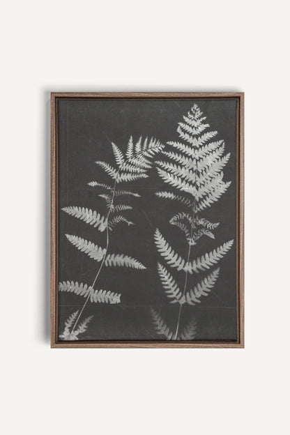 SOUFFLE FORESTIER, Work on stretched canvas, framed Oak Brown