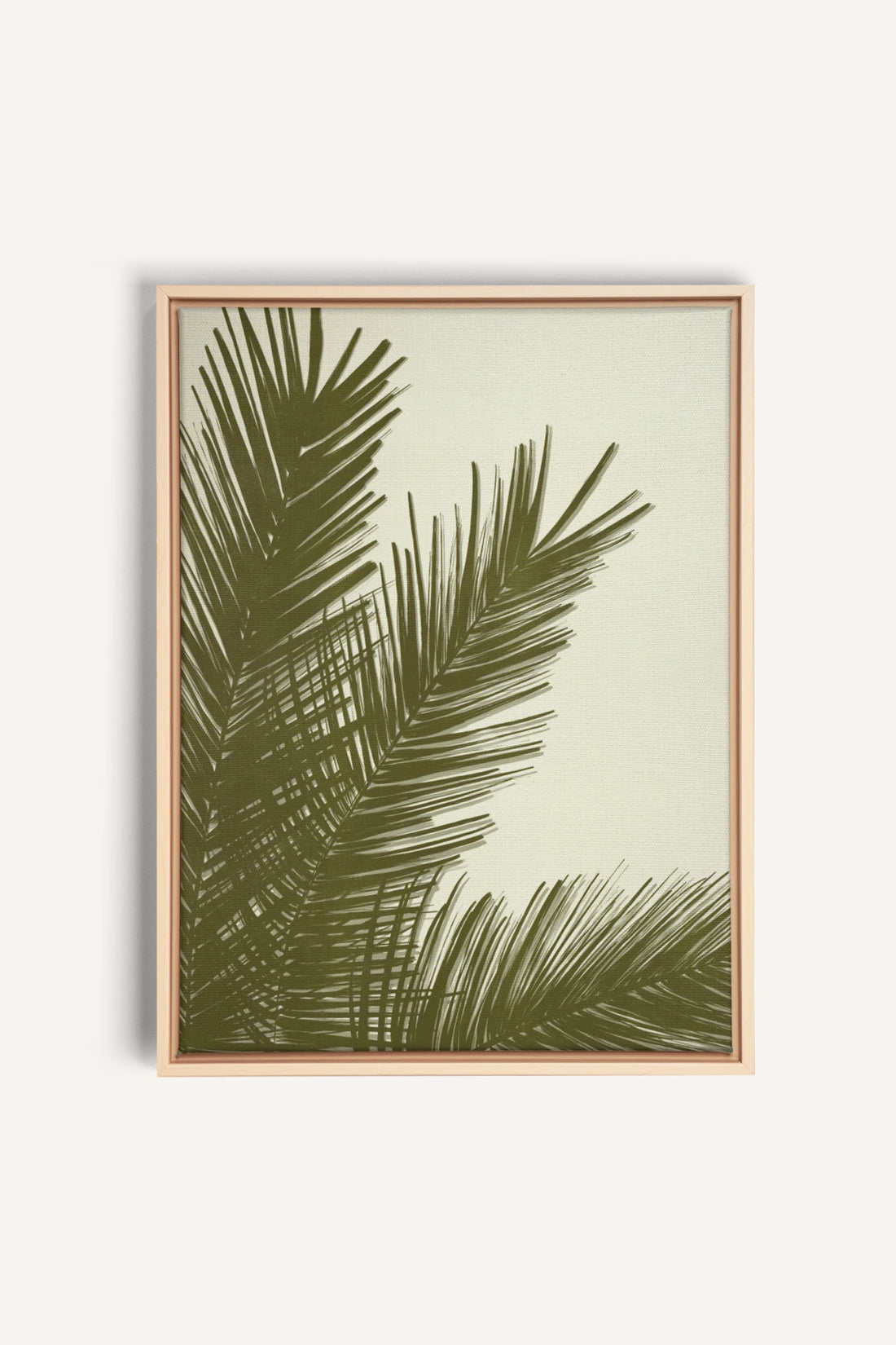 SOUFFLE TROPICAL, Oeuvre sur toile étirée, encadré Naturel Clair