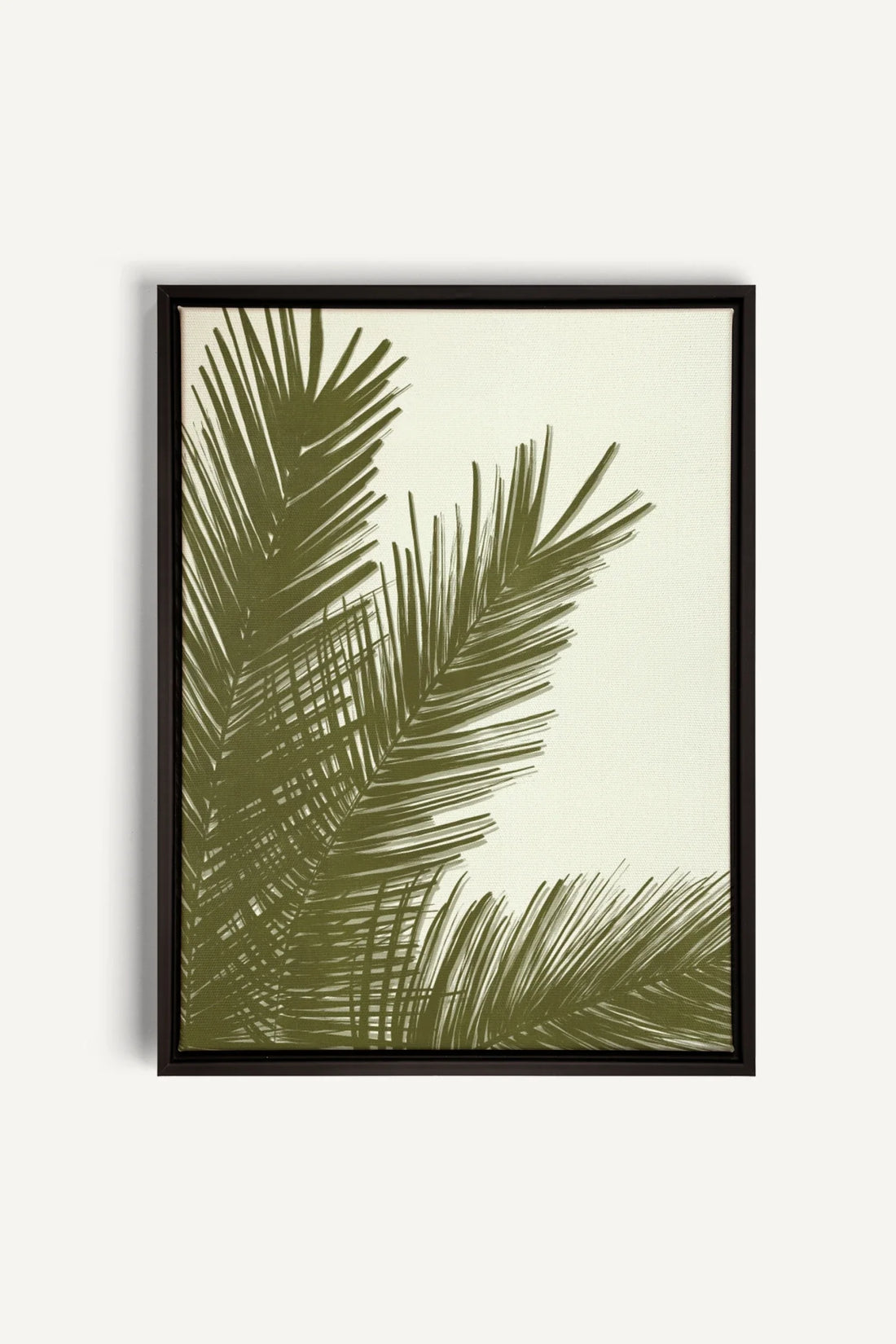 OLEKA CANVAS - SOUFFLE TROPICAL, Oeuvre sur toile étirée, encadré Noir