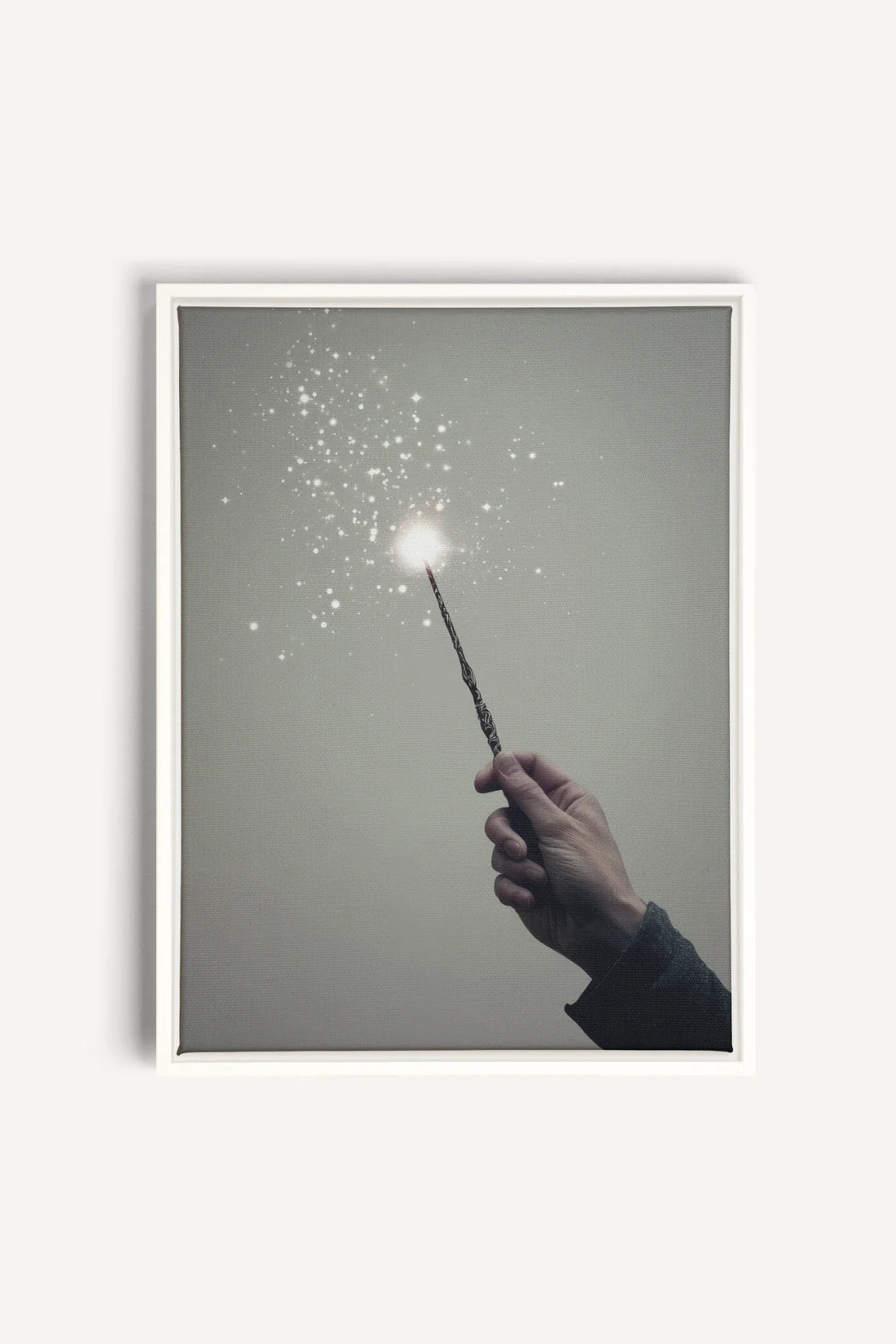 OLEKA CANVAS - SPARK OF MAGIC, Oeuvre sur toile étirée, encadré Blanc