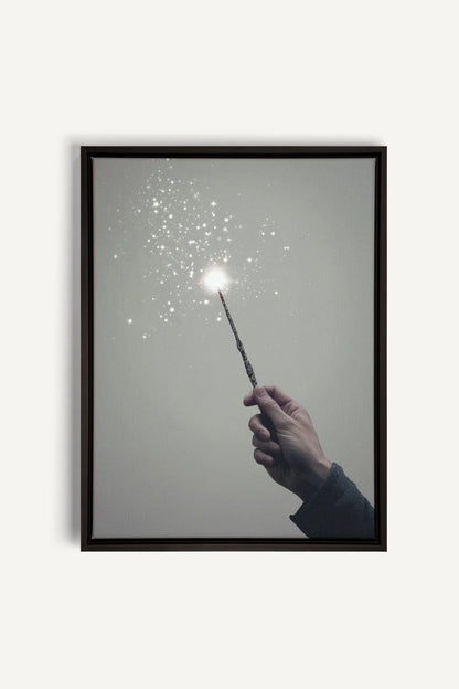 OLEKA CANVAS - SPARK OF MAGIC, Oeuvre sur toile étirée, encadré Noir