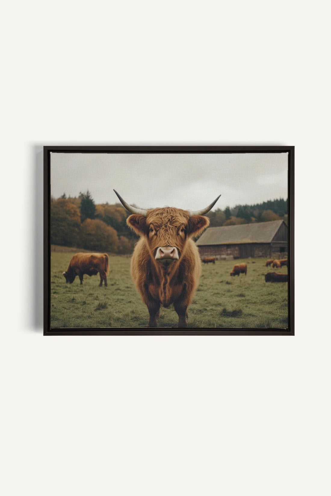 OLEKA CANVAS - SPIRIT OF THE MEADOW, Oeuvre sur toile étirée, encadré Noir