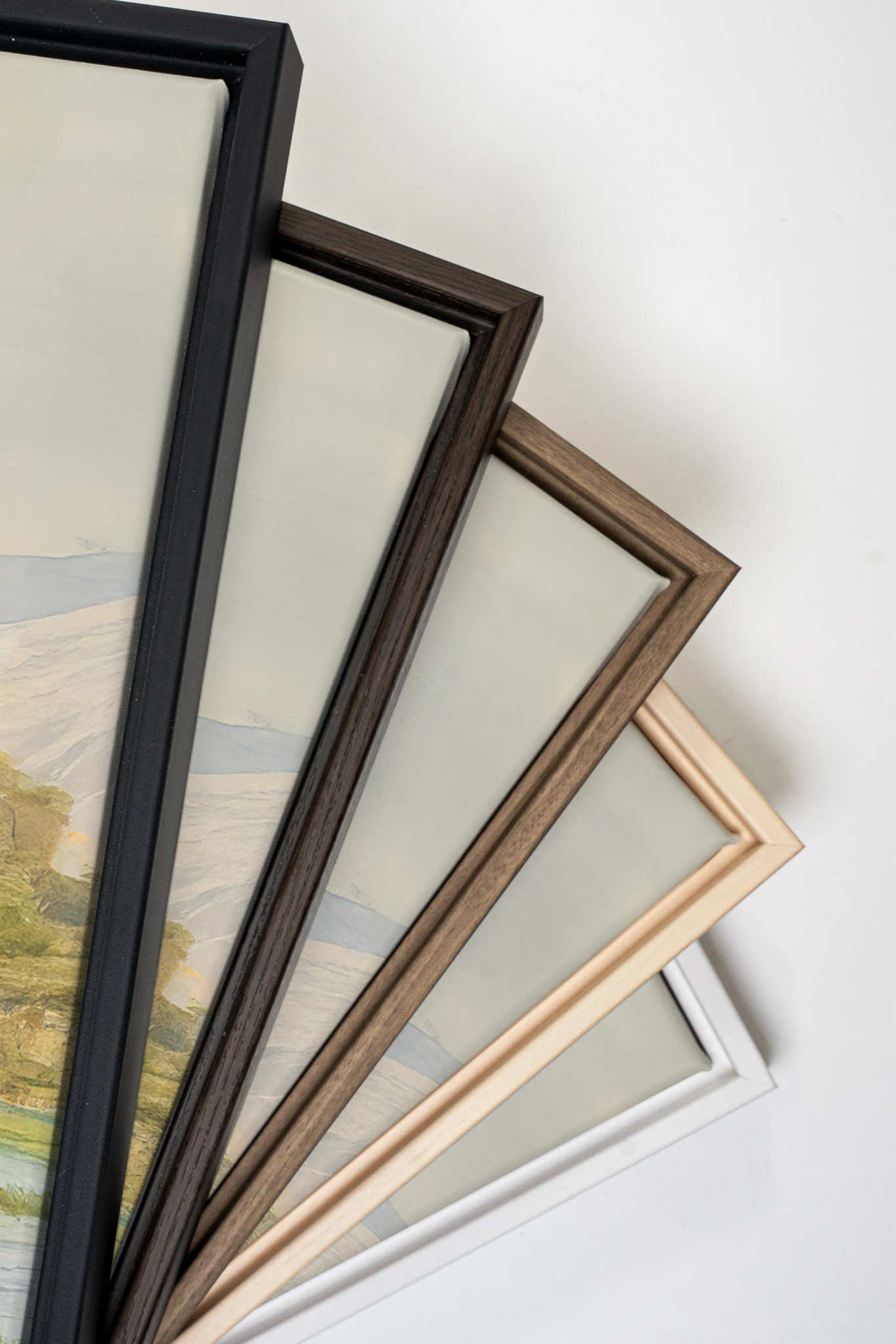 SOUFFLE DES PRÉS, Work on stretched canvas, framed Naturel Clair