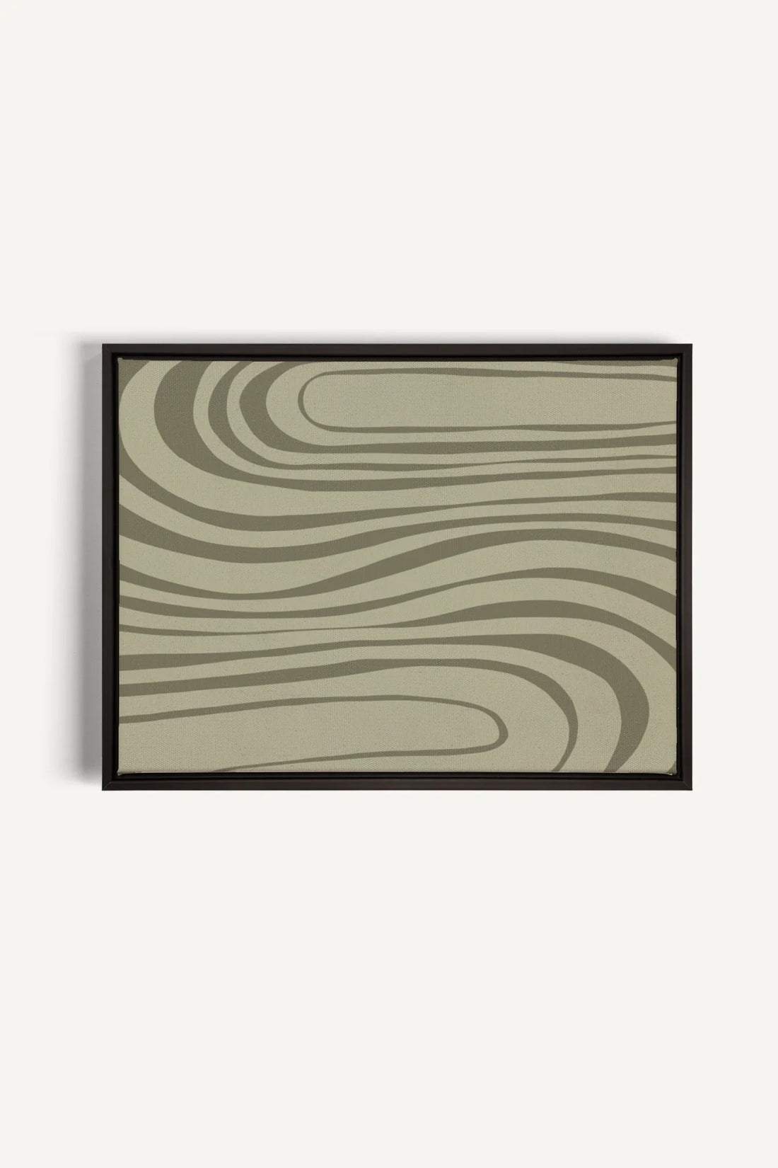 OLEKA CANVAS - STREAMLINES, Oeuvre sur toile étirée, encadré Noir