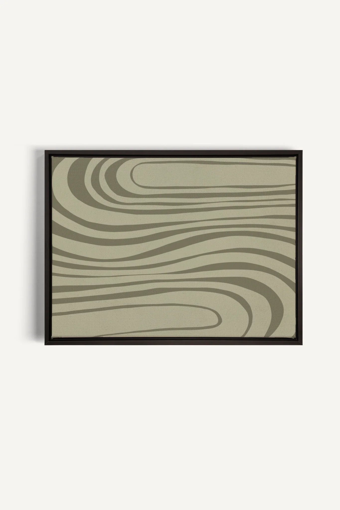 OLEKA CANVAS - STREAMLINES, Oeuvre sur toile étirée, encadré Noir