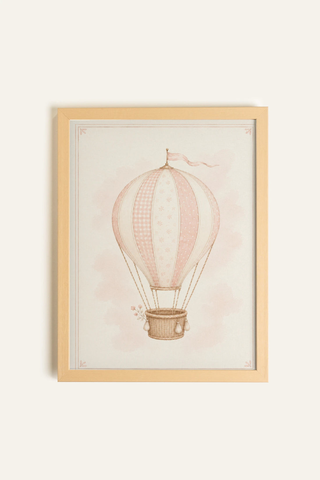 SWEET FLIGHT, Oeuvre sur toile rigide, encadré Naturel Clair