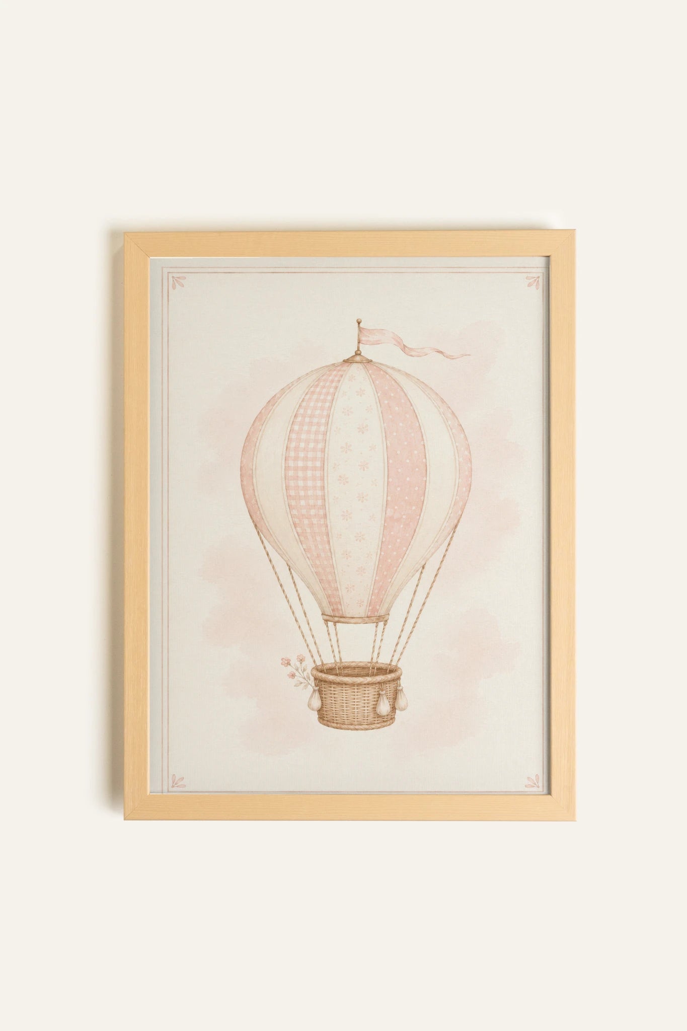 SWEET FLIGHT, Artwork on rigid canvas, framed in Light Natural