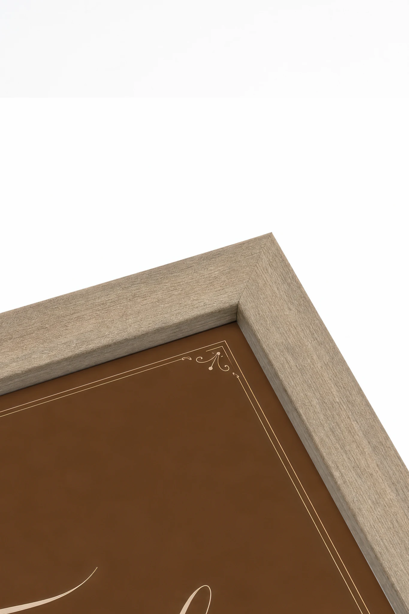 TENDER HEART, Work on canvas, oak brown frame