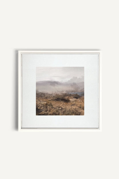 OLEKA CANVAS - THE EMERALD WILDS, Oeuvre sur toile étirée, encadré Blanc