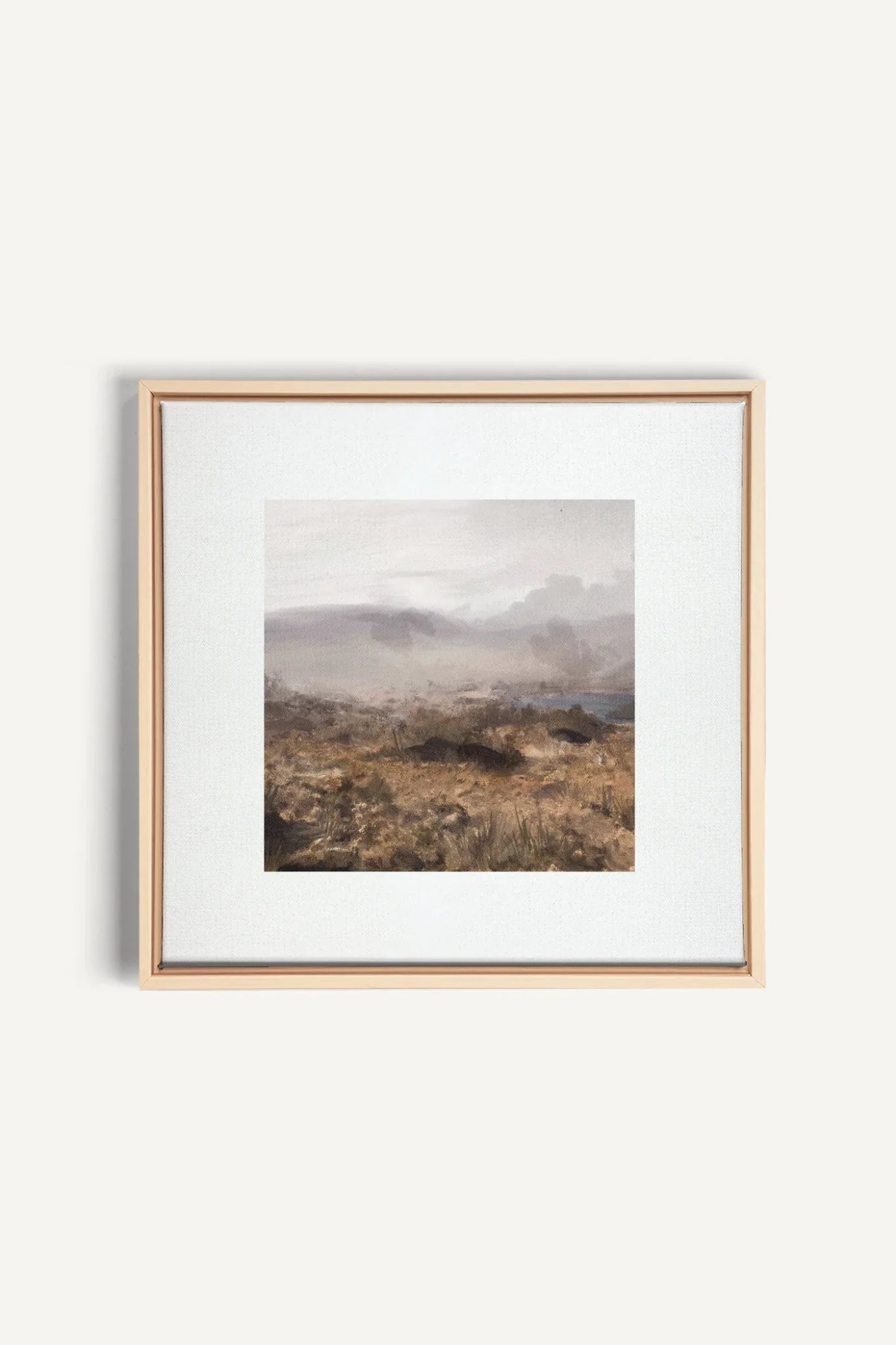 OLEKA CANVAS - THE EMERALD WILDS, Oeuvre sur toile étirée, encadré Naturel Clair