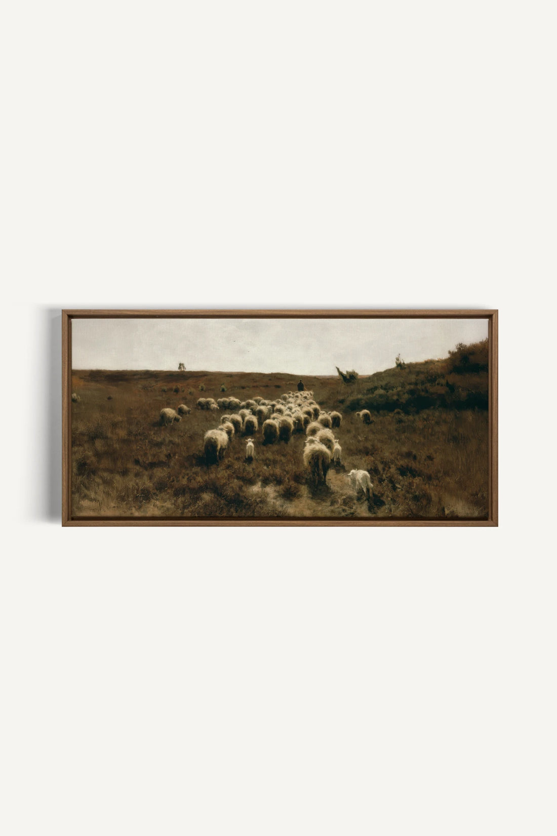 THE PEACEFUL WAY, Oeuvre sur toile étirée, encadré Noir